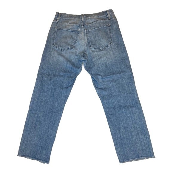 FRAME DENIM LE BEAU LOOSE FIT CROPPED JEANS in WALDEN ROCK, Size 27 - Picture 6 of 16